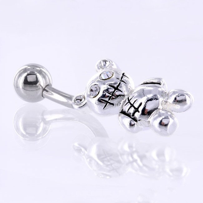 XTRIBAL • Серьга в Пупок - Зомби Тэдди - Пирсинг Пирсинг ...