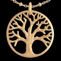 Серебряный кулон с позолотой "Дерево Желаний" Серебряный кулон с позолотой "Дерево Желаний"