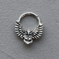 Септум в нос из серебра