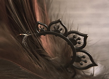 Кольцо из морской ракушки