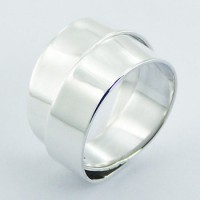 Серебряное кольцо Мёбиус