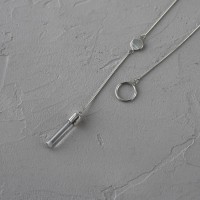 Серебряный кулон на змеевидной цепочке