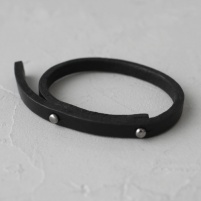 Кожаный браслет "Хвост""