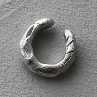 Кафф из серебра "Сфера"