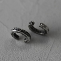 Серьга-обманка Ангуло с чернением